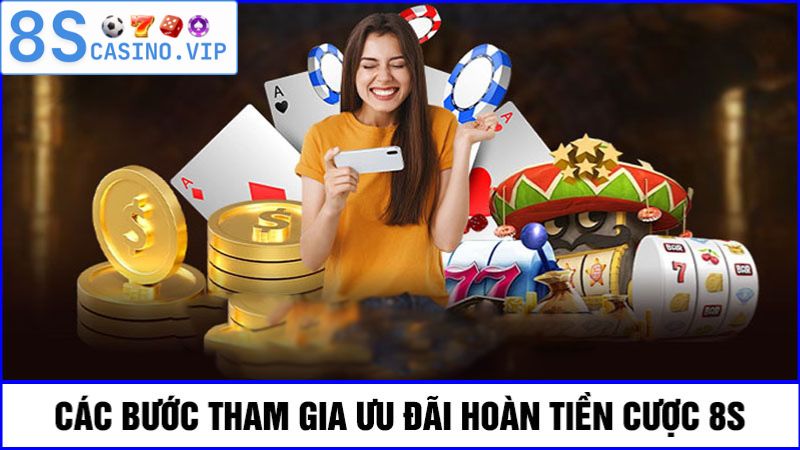 Cách tham gia hoàn tiền cược 8S