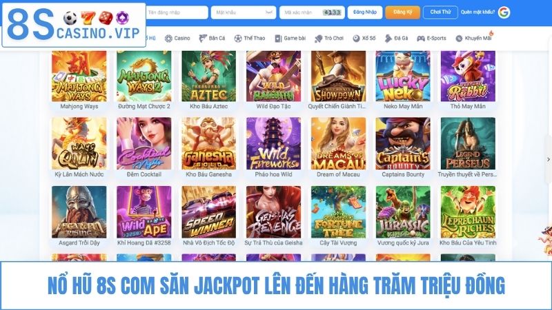 Nổ hũ 8S Casino